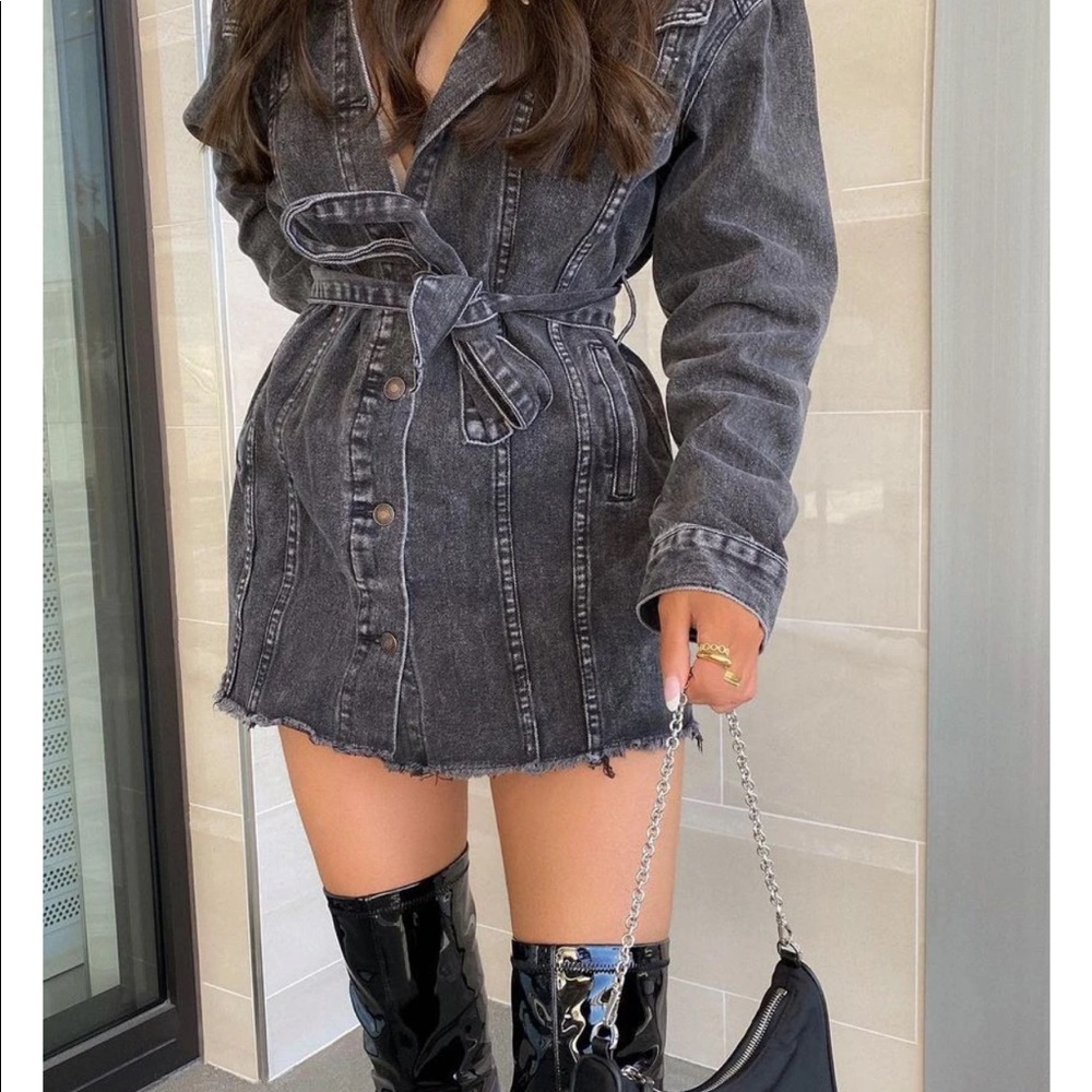 Brand new denim dress